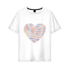 Женская футболка хлопок Oversize с принтом Йога в Курске, 100% хлопок | свободный крой, круглый ворот, спущенный рукав, длина до линии бедер
 | дзэн | йога | медитация | слова | спорт иностранные | текст | фитнес