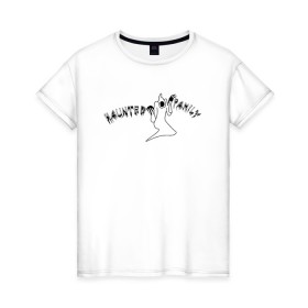 Женская футболка хлопок с принтом Kizaru в Курске, 100% хлопок | прямой крой, круглый вырез горловины, длина до линии бедер, слегка спущенное плечо | haunted family | kizaru | music | rap | гангста | кизару | нечипорeнко | реп | репер | рэп | рэпер | хип хоп