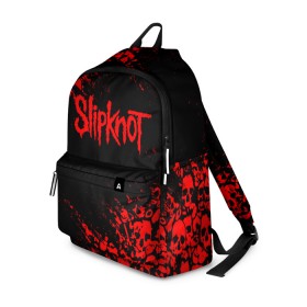 Рюкзак 3D с принтом SLIPKNOT в Курске, 100% полиэстер | лямки с регулируемой длиной, сверху петелька, чтобы рюкзак можно было повесить на вешалку. Основное отделение закрывается на молнию, как и внешний карман. Внутри два дополнительных кармана, один из которых закрывается на молнию. По бокам два дополнительных кармашка | slipknot | джей вайнберг | джеймс рут | джои джордисон | донни стили | кори тейлор | крис фен | крэйг джонс | мик томсон | пол греи | слипкнот | шон крэхан