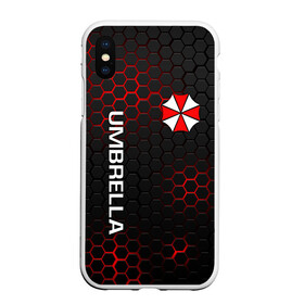 Чехол для iPhone XS Max матовый с принтом UMBRELLA CORP в Курске, Силикон | Область печати: задняя сторона чехла, без боковых панелей | ada wong | biohazard | leon | nemesis | project resistance | raccoon city | re | re3 | resident evil | resident evil 3 | rpd | stars | umbrella | ада вонг | амбрелла | немезис | ужасы