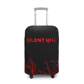 Чехол для чемодана 3D с принтом SILENT HILL в Курске, 86% полиэфир, 14% спандекс | двустороннее нанесение принта, прорези для ручек и колес | horror | pyramidhead | silent hill | silent hill 2 | silent hill 3 | survival horror | знаки | орден | пирамидоголовый | сайлент хилл | сайрэнто хиру | символы | ужасы | хоррор