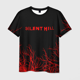 Мужская футболка 3D с принтом SILENT HILL в Курске, 100% полиэфир | прямой крой, круглый вырез горловины, длина до линии бедер | Тематика изображения на принте: horror | pyramidhead | silent hill | silent hill 2 | silent hill 3 | survival horror | знаки | орден | пирамидоголовый | сайлент хилл | сайрэнто хиру | символы | ужасы | хоррор
