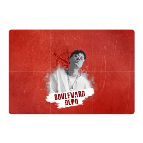 Магнитный плакат 3Х2 с принтом Boulevard depo в Курске, Полимерный материал с магнитным слоем | 6 деталей размером 9*9 см | Тематика изображения на принте: boulevard | boulevard depo | depo | артём | артём кулик | бульвар депо. yungrussia | кулик | музыка | музыкант | реп | рэп | тёма