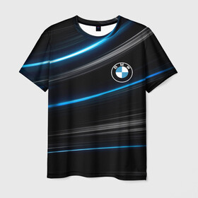 Мужская футболка 3D с принтом BMW. в Курске, 100% полиэфир | прямой крой, круглый вырез горловины, длина до линии бедер | abstract | bmw | bmw 2020 | car | geometry | motorsport | sport | texture | абстракция | авто | автомобиль | бмв | геометрия | моторспорт | новый лого bmw | спорт | текстура