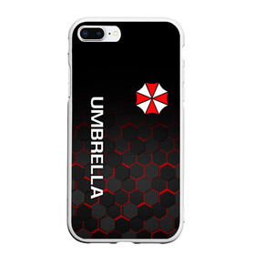 Чехол для iPhone 7Plus/8 Plus матовый с принтом UMBRELLA CORP в Курске, Силикон | Область печати: задняя сторона чехла, без боковых панелей | ada wong | biohazard | leon | nemesis | project resistance | raccoon city | re | re3 | resident evil | resident evil 3 | rpd | stars | umbrella | ада вонг | амбрелла | немезис | ужасы