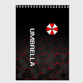 Скетчбук с принтом UMBRELLA CORP в Курске, 100% бумага
 | 48 листов, плотность листов — 100 г/м2, плотность картонной обложки — 250 г/м2. Листы скреплены сверху удобной пружинной спиралью | ada wong | biohazard | leon | nemesis | project resistance | raccoon city | re | re3 | resident evil | resident evil 3 | rpd | stars | umbrella | ада вонг | амбрелла | немезис | ужасы