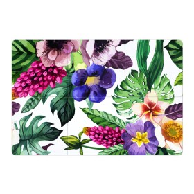 Магнитный плакат 3Х2 с принтом Цветы в Курске, Полимерный материал с магнитным слоем | 6 деталей размером 9*9 см | big picture | лето | листья | прикольные картинки | тропические | цветы