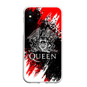 Чехол для iPhone XS Max матовый с принтом QUEEN в Курске, Силикон | Область печати: задняя сторона чехла, без боковых панелей | queen | квин | мистер робот | музыка | рами малек | рок | фредди меркьюри