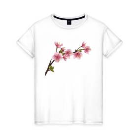 Женская футболка хлопок с принтом Весна 2020. в Курске, 100% хлопок | прямой крой, круглый вырез горловины, длина до линии бедер, слегка спущенное плечо | весенние картинки | весна | весна 2020 | зелнь | прекрасное время года | прикольные картинки | природа | птицы | тюльпаны | цветы