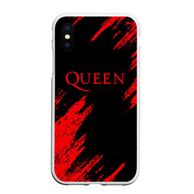 Чехол для iPhone XS Max матовый с принтом QUEEN в Курске, Силикон | Область печати: задняя сторона чехла, без боковых панелей | queen | квин | мистер робот | музыка | рами малек | рок | фредди меркьюри