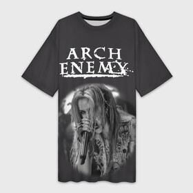 Платье-футболка 3D с принтом Arch Enemy  79 в Курске,  |  | arch enemy | арч | енеми | енэми | энеми | энэми