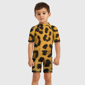 Детский купальный костюм 3D с принтом Леопард в Курске, Полиэстер 85%, Спандекс 15% | застежка на молнии на спине | abstract | animal | cat | leopard | texture | абстракция | гепард | животное | животные | зверь | кот | кошка | леопард | охотник | паттерн | полигоны | текстура | узор | хищник