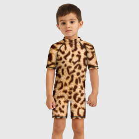 Детский купальный костюм 3D с принтом Леопард в Курске, Полиэстер 85%, Спандекс 15% | застежка на молнии на спине | abstract | animal | cat | leopard | texture | абстракция | гепард | животное | животные | зверь | кот | кошка | леопард | охотник | паттерн | полигоны | текстура | узор | хищник