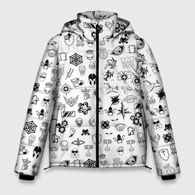 Мужская зимняя куртка 3D с принтом RAINBOW SIX SIEGE в Курске, верх — 100% полиэстер; подкладка — 100% полиэстер; утеплитель — 100% полиэстер | длина ниже бедра, свободный силуэт Оверсайз. Есть воротник-стойка, отстегивающийся капюшон и ветрозащитная планка. 

Боковые карманы с листочкой на кнопках и внутренний карман на молнии. | caveira | dokkaebi | ela | mute | outbreak | r6s | rainbow | rainbow six siege | tom clancys | радуга 6 осада | том клэнси