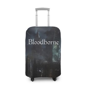 Чехол для чемодана 3D с принтом Bloodborne. в Курске, 86% полиэфир, 14% спандекс | двустороннее нанесение принта, прорези для ручек и колес | bloodborne | bloodborne 2 | esport | game | playstation | бладборн | игра | киберспорт | киберспортсмен | порождение крови
