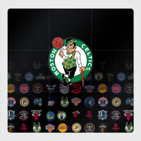 Магнитный плакат 3Х3 с принтом Boston Celtics (1) в Курске, Полимерный материал с магнитным слоем | 9 деталей размером 9*9 см | ball | basketball | boston celtics | sport | streetball | баскетбол | бостон селтикс | мяч | нба | спорт | стритбол