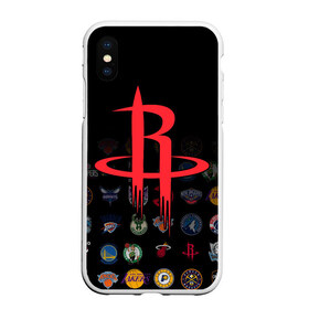 Чехол для iPhone XS Max матовый с принтом Houston Rockets (2) в Курске, Силикон | Область печати: задняя сторона чехла, без боковых панелей | Тематика изображения на принте: ball | basketball | houston rockets | sport | streetball | баскетбол | мяч | нба | спорт | стритбол | хьюстон рокетс