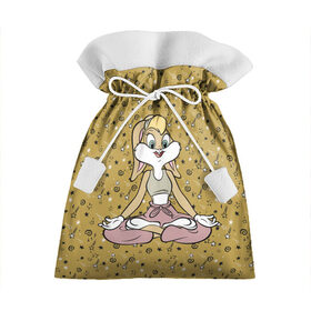 Подарочный 3D мешок с принтом Лола Банни в Курске, 100% полиэстер | Размер: 29*39 см | Тематика изображения на принте: lola bunny | looney tunes | vdzabma | лола банни | луни тюнз