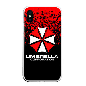 Чехол для iPhone XS Max матовый с принтом Umbrella Corporation в Курске, Силикон | Область печати: задняя сторона чехла, без боковых панелей | resident evil | umbrella corporation | амбрелла | амбрелла корпорейшн | вирус | вымышленная военная и фармацевтическая корпорация | игра | умбрелла