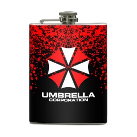 Фляга с принтом Umbrella Corporation. в Курске, металлический корпус | емкость 0,22 л, размер 125 х 94 мм. Виниловая наклейка запечатывается полностью | resident evil | umbrella corporation | амбрелла | амбрелла корпорейшн | вирус | вымышленная военная и фармацевтическая корпорация | игра | умбрелла