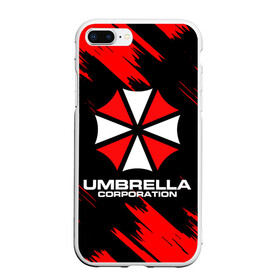 Чехол для iPhone 7Plus/8 Plus матовый с принтом Umbrella Corporation в Курске, Силикон | Область печати: задняя сторона чехла, без боковых панелей | Тематика изображения на принте: resident evil | umbrella corporation | амбрелла | амбрелла корпорейшн | вирус | вымышленная военная и фармацевтическая корпорация | игра | умбрелла