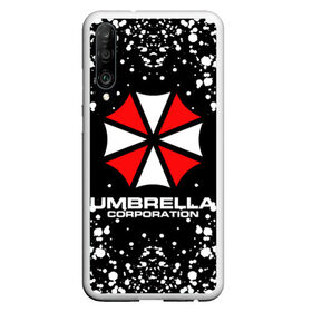 Чехол для Honor P30 с принтом Umbrella Corporation в Курске, Силикон | Область печати: задняя сторона чехла, без боковых панелей | Тематика изображения на принте: resident evil | umbrella corporation | амбрелла | амбрелла корпорейшн | вирус | вымышленная военная и фармацевтическая корпорация | игра | умбрелла