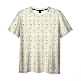 Мужская футболка 3D с принтом Багз Банни паттерн в Курске, 100% полиэфир | прямой крой, круглый вырез горловины, длина до линии бедер | bugs bunny | looney tunes | vdzabma | багз банни | луни тюнз