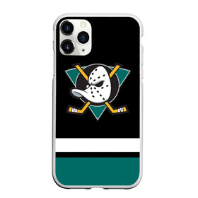 Чехол для iPhone 11 Pro матовый с принтом Анахайм Дакс в Курске, Силикон |  | anaheim | anaheim ducks | ducks | hockey | nhl | usa | дакс | нхл | спорт | сша | хоккей | шайба