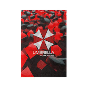 Обложка для паспорта матовая кожа с принтом Umbrella Corp. в Курске, натуральная матовая кожа | размер 19,3 х 13,7 см; прозрачные пластиковые крепления | biohazard | biohazard 7 | crocodile | fang | game | hand | monster | new umbrella | resident evil | resident evil 7 | umbrella | umbrella corp | umbrella corporation | zombie