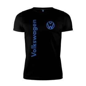 Мужская футболка премиум с принтом Volkswagen. в Курске, 92% хлопок, 8% лайкра | приталенный силуэт, круглый вырез ворота, длина до линии бедра, короткий рукав | 2020 | car | sport | volkswagen | авто | автомобильные | бренд | вирус | коронавирус | марка | машина | новый лого | спорт | стиль | фольксваген