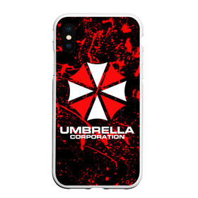 Чехол для iPhone XS Max матовый с принтом Umbrella Corporation в Курске, Силикон | Область печати: задняя сторона чехла, без боковых панелей | resident evil | umbrella corporation | амбрелла | амбрелла корпорейшн | вирус | вымышленная военная и фармацевтическая корпорация | игра | умбрелла