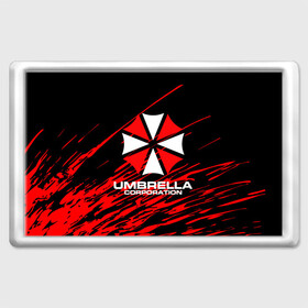 Магнит 45*70 с принтом Umbrella Corporation. в Курске, Пластик | Размер: 78*52 мм; Размер печати: 70*45 | resident evil | umbrella corporation | амбрелла | амбрелла корпорейшн | вирус | вымышленная военная и фармацевтическая корпорация | игра | умбрелла