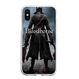 Чехол для iPhone XS Max матовый с принтом Bloodborne в Курске, Силикон | Область печати: задняя сторона чехла, без боковых панелей | Тематика изображения на принте: bloodborne | bloodborne 2 | esport | game | playstation | бладборн | игра | киберспорт | киберспортсмен | порождение крови