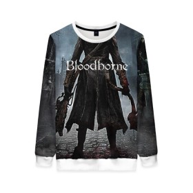 Женский свитшот 3D с принтом Bloodborne. в Курске, 100% полиэстер с мягким внутренним слоем | круглый вырез горловины, мягкая резинка на манжетах и поясе, свободная посадка по фигуре | bloodborne | bloodborne 2 | esport | game | playstation | бладборн | игра | киберспорт | киберспортсмен | порождение крови