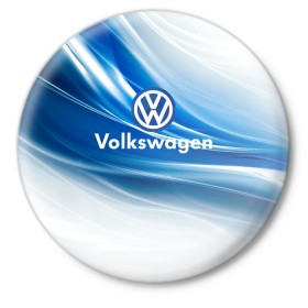 Значок с принтом Volkswagen. в Курске,  металл | круглая форма, металлическая застежка в виде булавки | Тематика изображения на принте: 2020 | car | sport | volkswagen | авто | автомобильные | бренд | вирус | коронавирус | марка | машина | новый лого | спорт | стиль | фольксваген