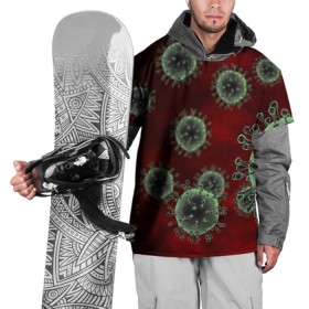 Накидка на куртку 3D с принтом COVID-19 в Курске, 100% полиэстер |  | Тематика изображения на принте: covid 19 | molecule | абстракция | клетки | коронавирус | медицина | микробы | молекулы | наука | нейрон | нейроны | текстура | текстуры | формула
