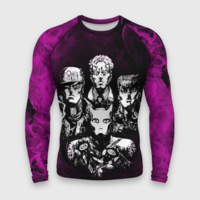 Мужской рашгард 3D с принтом JJBA: Diamond is Unbreakable в Курске,  |  | adventure | jojo | jojo s bizarre | jojo’s bizarre adventure | killer queen | yare yare daze | аниме | джоджо | манга | невероятные приключения джоджо | яре яре дазе