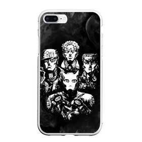 Чехол для iPhone 7Plus/8 Plus матовый с принтом JOJO`S BIZARRE ADVENTURE в Курске, Силикон | Область печати: задняя сторона чехла, без боковых панелей | adventure | jojo | jojo s bizarre | jojo’s bizarre adventure | killer queen | yare yare daze | аниме | джоджо | манга | невероятные приключения джоджо | яре яре дазе