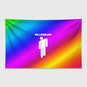 Флаг-баннер с принтом BILLIE ELLISH 2020 в Курске, 100% полиэстер | размер 67 х 109 см, плотность ткани — 95 г/м2; по краям флага есть четыре люверса для крепления | billie eilish | singer | айлиш | бейрд о’коннелл | билли | билли айлиш | брюнетка | певица