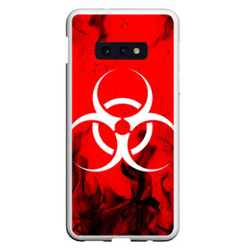 Чехол для Samsung S10E с принтом BIOHAZARD EPIDEMIC в Курске, Силикон | Область печати: задняя сторона чехла, без боковых панелей | biohazard | covid 19 | mask | ncov | virus | биохазард | вирус | китай | коронавирус | маска | медицина | медицинская маска | нков | эпидемия