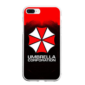 Чехол для iPhone 7Plus/8 Plus матовый с принтом UMBRELLA CORP в Курске, Силикон | Область печати: задняя сторона чехла, без боковых панелей | ada wong | biohazard | leon | nemesis | project resistance | raccoon city | re | re3 | resident evil | resident evil 3 | rpd | stars | umbrella | ада вонг | амбрелла | немезис | ужасы