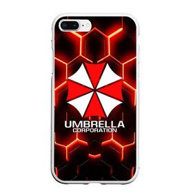 Чехол для iPhone 7Plus/8 Plus матовый с принтом UMBRELLA CORP в Курске, Силикон | Область печати: задняя сторона чехла, без боковых панелей | ada wong | biohazard | leon | nemesis | project resistance | raccoon city | re | re3 | resident evil | resident evil 3 | rpd | stars | umbrella | ада вонг | амбрелла | немезис | ужасы