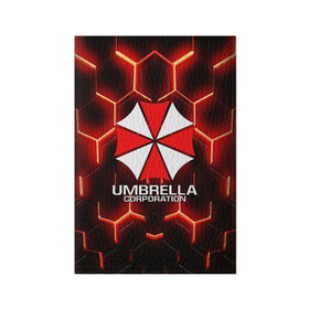 Обложка для паспорта матовая кожа с принтом UMBRELLA CORP в Курске, натуральная матовая кожа | размер 19,3 х 13,7 см; прозрачные пластиковые крепления | ada wong | biohazard | leon | nemesis | project resistance | raccoon city | re | re3 | resident evil | resident evil 3 | rpd | stars | umbrella | ада вонг | амбрелла | немезис | ужасы