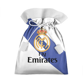 Подарочный 3D мешок с принтом Реал в Курске, 100% полиэстер | Размер: 29*39 см | real madrid | испания | королевский клуб | мадрид | номер 4 | реал | серхио рамос | футбол