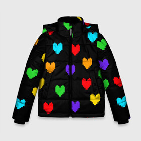 Зимняя куртка для мальчиков 3D UNDERTALE HEART: в Курске, ткань верха — 100% полиэстер; подклад — 100% полиэстер, утеплитель — 100% полиэстер | длина ниже бедра, удлиненная спинка, воротник стойка и отстегивающийся капюшон. Есть боковые карманы с листочкой на кнопках, утяжки по низу изделия и внутренний карман на молнии. 

Предусмотрены светоотражающий принт на спинке, радужный светоотражающий элемент на пуллере молнии и на резинке для утяжки | asriel dreemurr | chara | frisk | gaster blaster | sans | undertale | азриэль дримурр | андертейл | гастер | меттатон | санс | фриск | чара