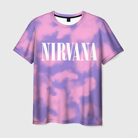 Мужская футболка 3D с принтом NIRVANA в Курске, 100% полиэфир | прямой крой, круглый вырез горловины, длина до линии бедер | in utero | nevermind | nirvana | nirvana in utero | nirvana logo | smile | курт кобейн | нирвана | нирвана in utero | нирвана лого
