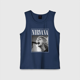 Детская майка хлопок с принтом NIRVANA в Курске,  |  | in utero | nevermind | nirvana | nirvana in utero | nirvana logo | smile | курт кобейн | нирвана | нирвана in utero | нирвана лого