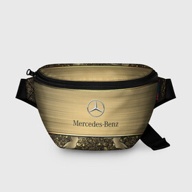 Поясная сумка 3D с принтом MERCEDES GOLD | МЕРСЕДЕС ГОЛД в Курске, 100% полиэстер | плотная ткань, ремень с регулируемой длиной, внутри несколько карманов для мелочей, основное отделение и карман с обратной стороны сумки застегиваются на молнию | 2020 | amg | auto | brabus | clk | cls | glk | mercedes | mercedes benz | slk | sport | авто | автомобиль | автомобильные | амг | брабус | бренд | глк | марка | машины | мерседес | слк | спорт | цлк | цлс