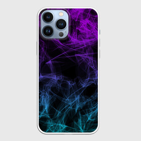 Чехол для iPhone 13 Pro Max с принтом NEON SMOKES STRIPES | НЕОНОВЫЕ ВОЛНЫ в Курске,  |  | abstraction | geometry | hexagon | neon | paints | smoke | stripes | texture | triangle | абстракция | брызги | геометрия | дым | краски | неон | неоновый | соты | текстура