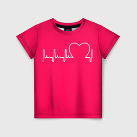 Детская футболка 3D с принтом Халат Кардиолога в Курске, 100% гипоаллергенный полиэфир | прямой крой, круглый вырез горловины, длина до линии бедер, чуть спущенное плечо, ткань немного тянется | белые халаты | вирус | врач | детский врач | детский кардиолог | кардио | кардиология | мед | медик | медсестра | подарок | сердце | символика | терапевт